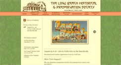 Desktop Screenshot of longbeachhistoricalsociety.org